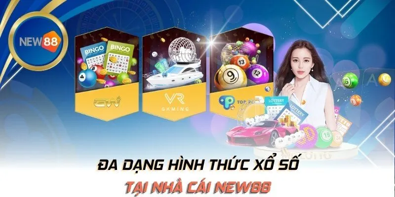 Đa dạng hình thức xổ số tại nhà cái NEW88