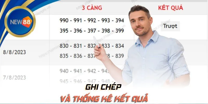 Ghi chép và thống kê kết quả