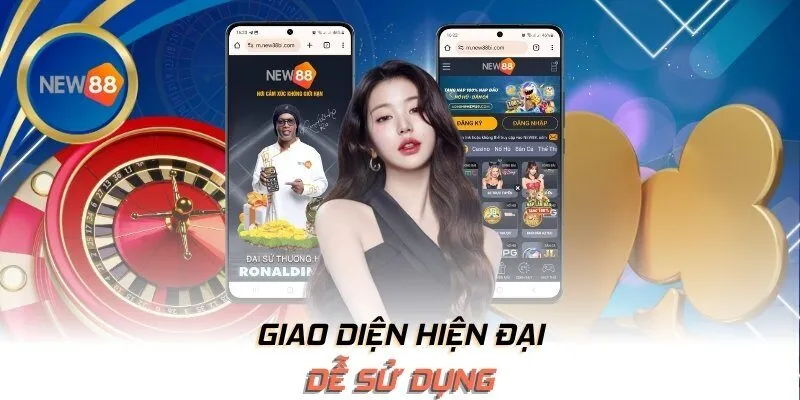 Giao diện hiện đại, dễ sử dụng