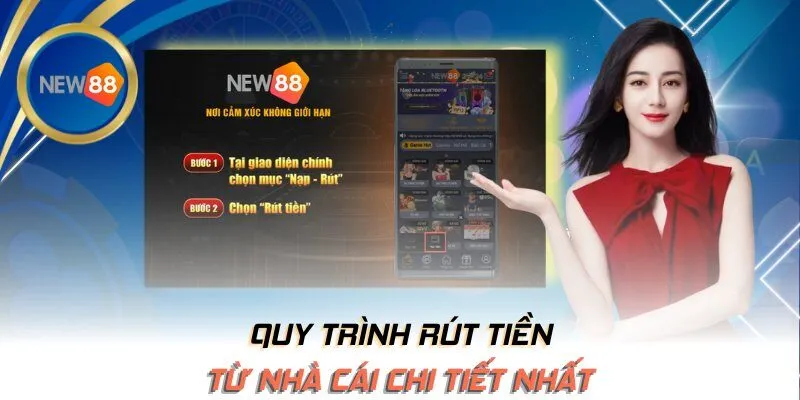 Quy trình rút tiền từ nhà cái chi tiết nhất